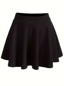 Stilizovana suknja većih veličina 1XL-5XL: Ženska elastična suknja visokog struka, udobna i lagana, idealna za svaku priliku – ŽENSKE SUKNJE